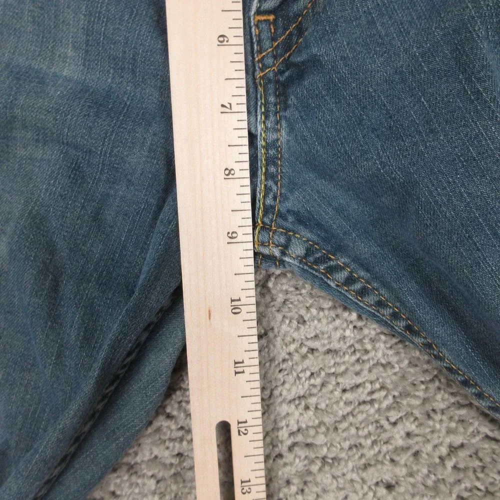 Levis Jeans Mens 30x29 (Tag 30x32) Blue 511 Slim Straight Faded Flex Denim Pants